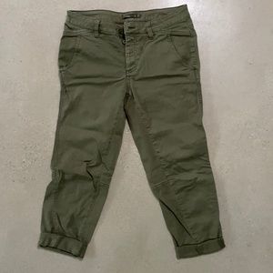 Olive Green Prana Janessa Pants